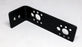 #23 w/ 7 holes MCD Black Bracket, 90° angle