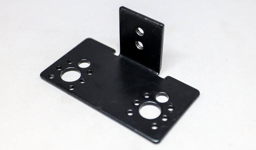 #25 w/ 7 holes MCD Black Bracket, 90° angle