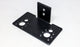 #25 w/ 7 holes MCD Black Bracket, 90° angle