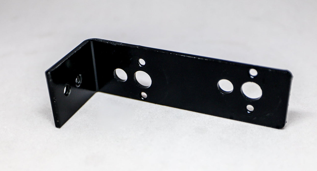 #22 w/ 3 holes MCD Black Bracket, 90° angle