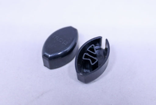 MCD LG/RT BLACK HEM RAIL END CAP 25.306R