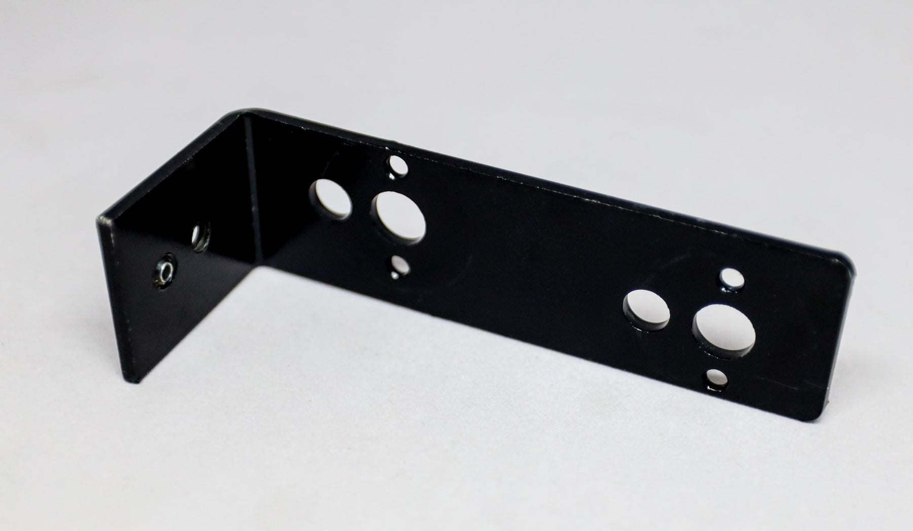 #23 w/ 3 holes MCD Black Bracket, 90° angle